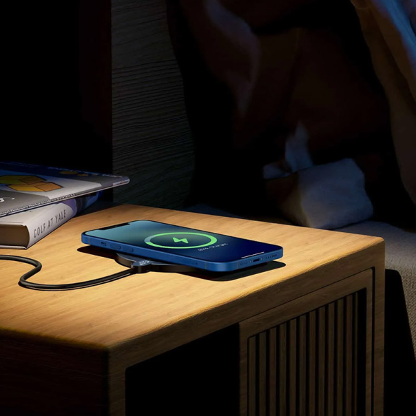 Bezicni punjač Baseus LED Display Gen 2 BS-W526 15W crni - CCED000001