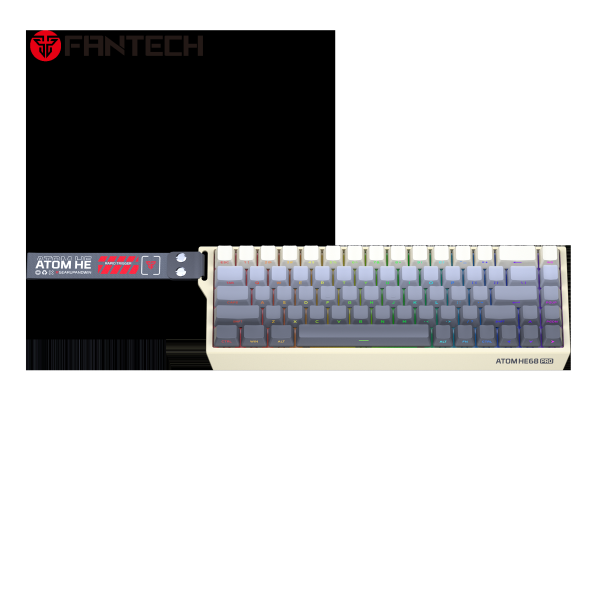 FANTECH Gejmerska mehanicka tastatura MK922 Atom HE68 Pro Retro magnetic emerald switch Wireless - EP2870941