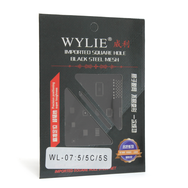 BGA Sito WYLIE Black WL-07 za iPhone 5/5C/5S - 202240