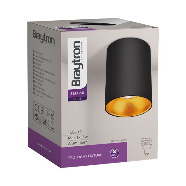 BRAYTRON LED spot svetiljka BRY-BETA-9414-RND-BLC-GU10 - BH04-00101