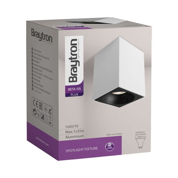 BRAYTRON LED spot svetiljka BRY-BETA-9414-SQR-WHT-GU10 - BH04-00110