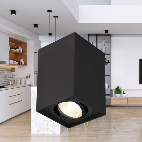 BRAYTRON LED spot svetiljka BRY-GAMA-9412-SQR-BLC-GU10 - BH04-00211