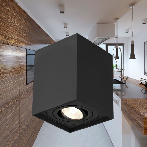 BRAYTRON LED spot svetiljka BRY-GAMA-8010-SQR-BLC-GU10 - BH04-00311