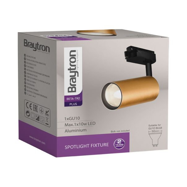 BRAYTRON LED spot svetiljka BRY-BETA-TR2-GLD-GU10-2WRS - BH04-10606