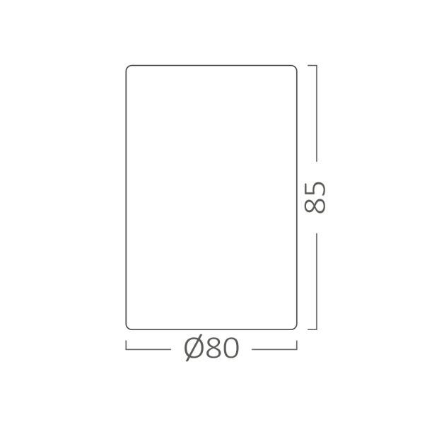 BRAYTRON LED spot svetiljka BRY-GAMA-8010-RND-WHT-GU10 - BH04-30300