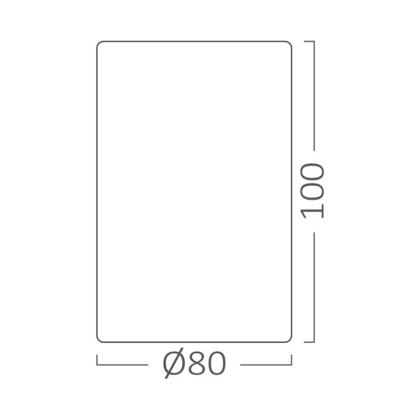 BRAYTRON LED spot svetiljka BRY-GAMA-8010-RND-WHT-GU10 - BH04-30300