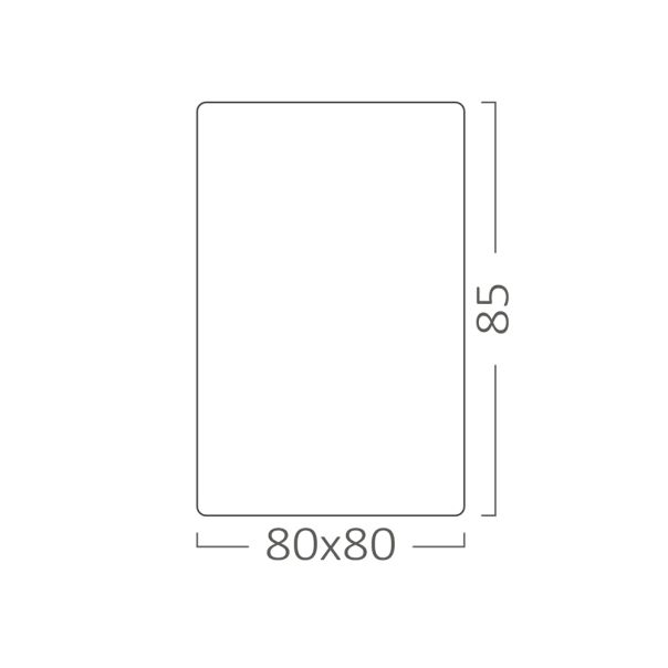 BRAYTRON LED spot svetiljka BRY-GAMA-8010-SQR-WHT-GU10 - BH04-30310