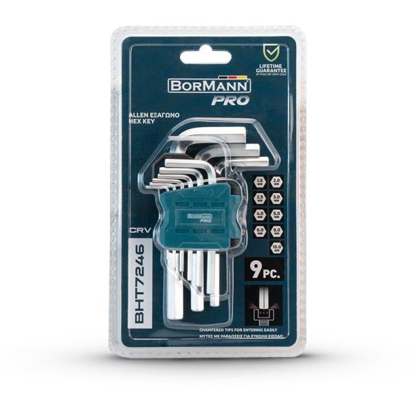 BORMANN PRO Ključ Imbus običan (set) BHT7246 - BHT7246