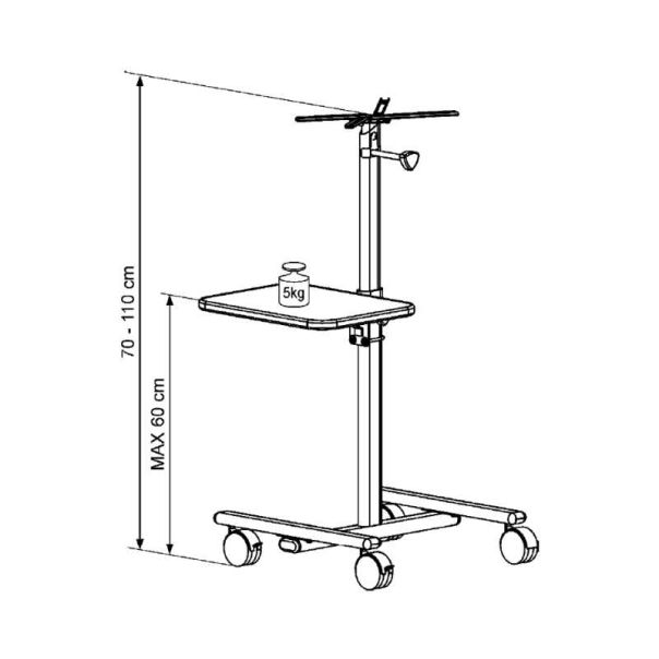 VEGA Univerzalna kolica za projektor AV-1150 - BIM00010