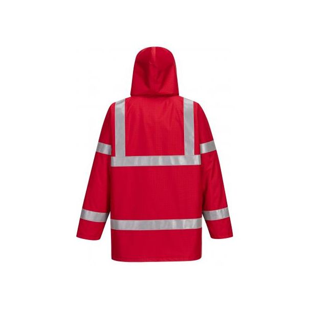 PORTWEST Vatrootporna kišna jakna antistatik Bizflame S785, veličina M, crvena - 56827