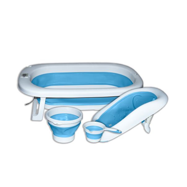 BBO Sklopivi set za kupanje bebe BL-BT338T, plava - BL-BT338TBLUE