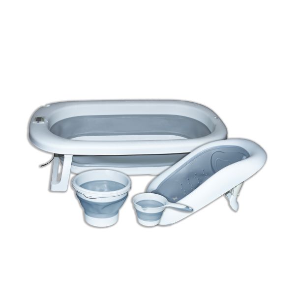 BBO Sklopivi set za kupanje bebe BL-BT338T, siva - BL-BT338TGREY