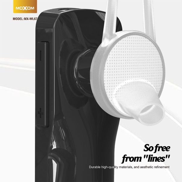 MOXOM Bluetooth headset (slušalica) MX-WL67, crna - BL306