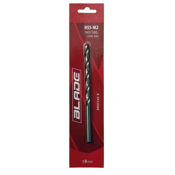 BLADE Burgija HSS-G DIN340 fi8 mm - BBM340-8