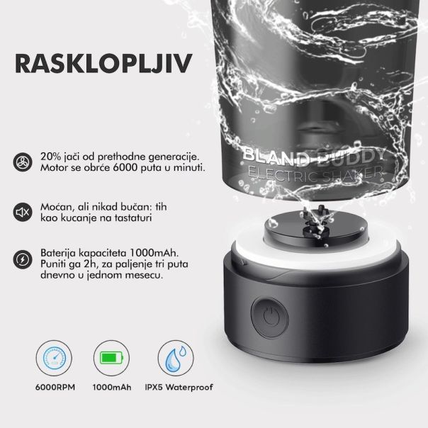 RING Električni proteinski šejker - 3850-1