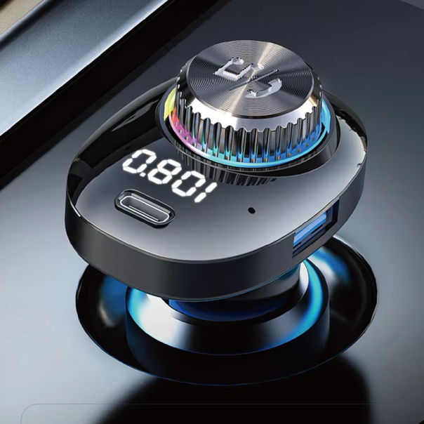 Bluetooth FM LED Transmiter C19 crni - 614209