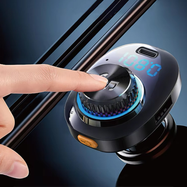 Bluetooth FM LED Transmiter C19 crni - 614209