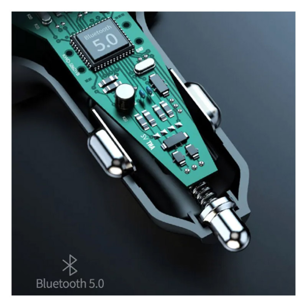 Bluetooth FM LED Transmiter C33 5V/ 3.1A crni - 600230