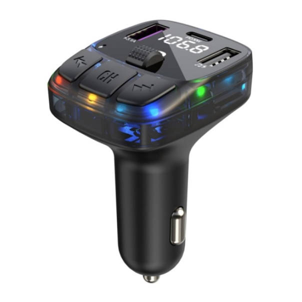 Bluetooth FM LED Transmiter C57 crni - 614210