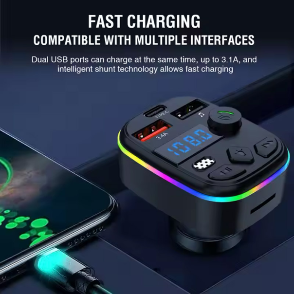 Bluetooth FM Transmiter C4 - 603958