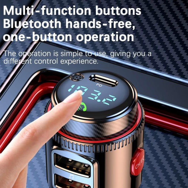 Bluetooth FM Transmiter T23 PD48W - 617415