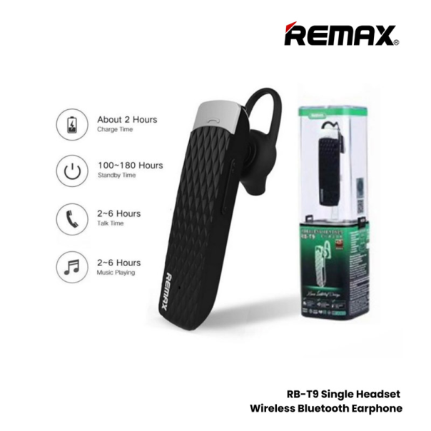 Bluetooth headset (slusalica) REMAX RB-T9 bela - 614225