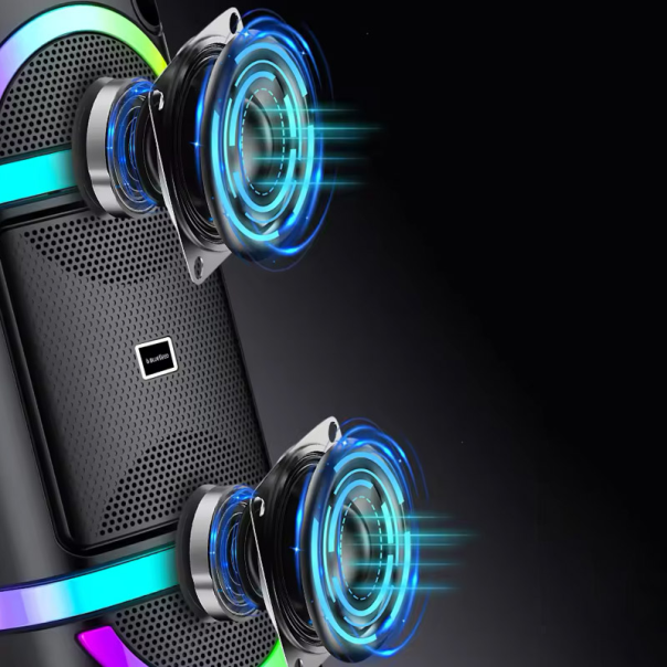 Bluetooth LED zvučnik BS-115 Blueseed crni - 612003