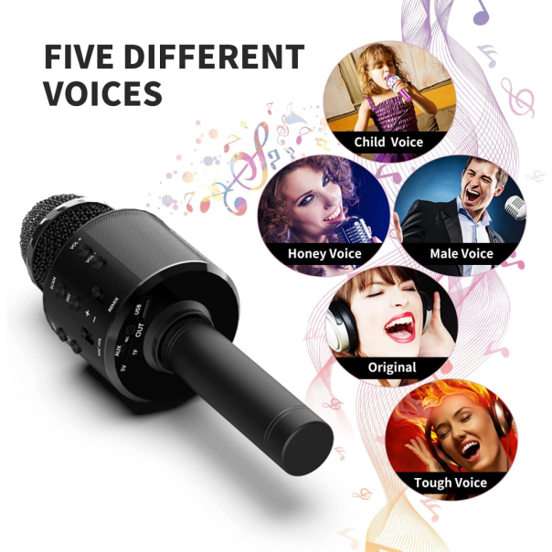 Bluetooth mikrofon crni - 206520