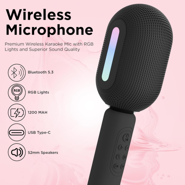 Bluetooth mikrofon KMC-300 crni - 219643