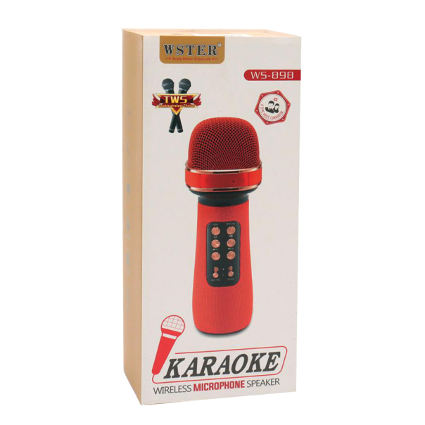 Bluetooth mikrofon WS898 crni - 219645