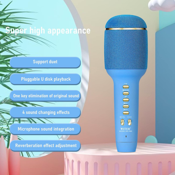 Bluetooth mikrofon WS900 crni - 219649