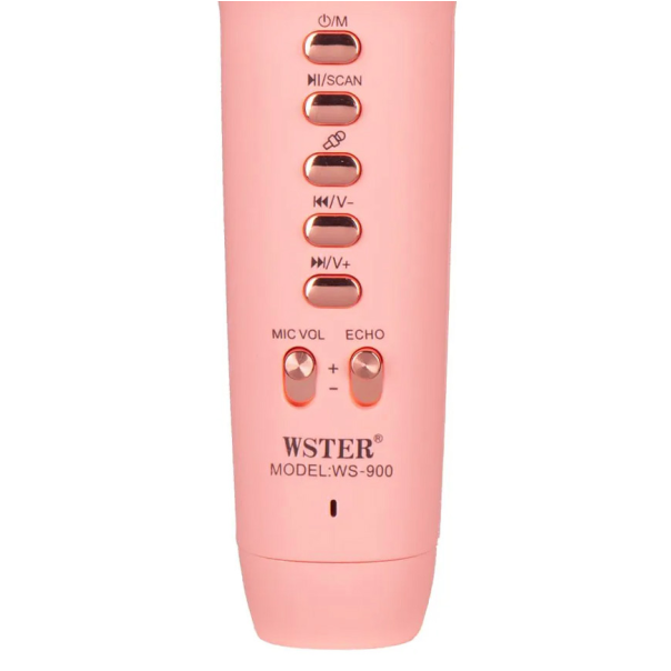 Bluetooth mikrofon WS900 roze - 219652