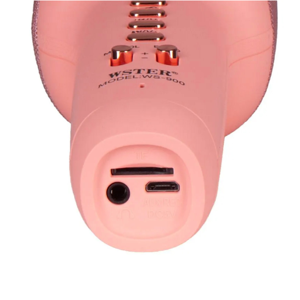 Bluetooth mikrofon WS900 roze - 219652