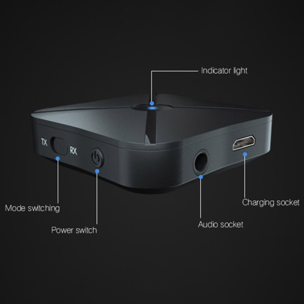 Bluetooth resiver/ transmiter KN319  2u1 crni - 610749