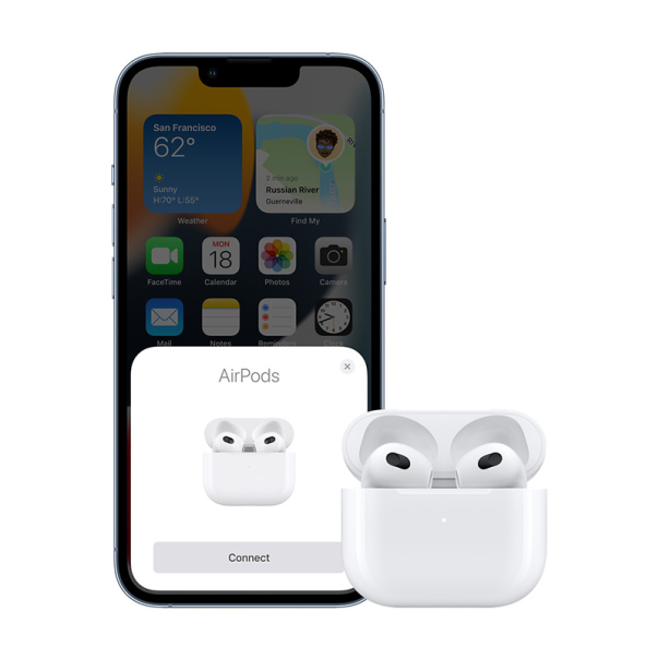Bluetooth slušalice Airpods 3rd Gen HQ Bele - 206886-1