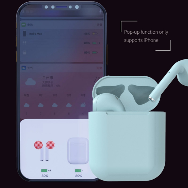 Bluetooth slušalice AirPhones i12 SBT-232 (S32) bele - 611651