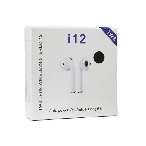 Bluetooth slusalice Airpods i12 TWS crne HQ - 99978
