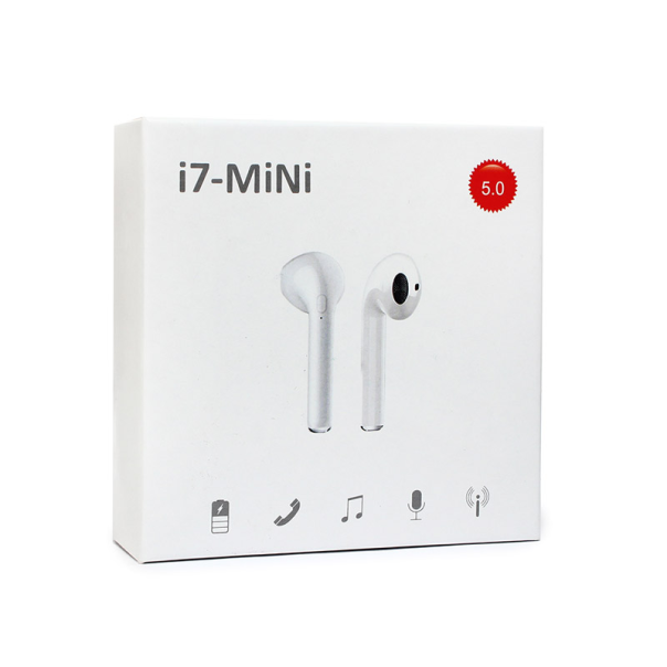 Bluetooth slušalice AirPhones i7 mini HQ bele - 060163-1