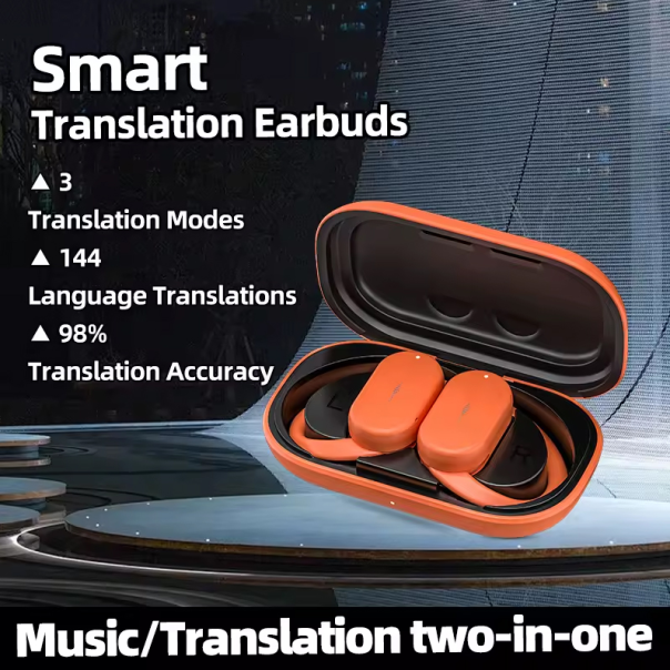 Bluetooth slusalice Airpods Soke HD313 narandzaste - 218353