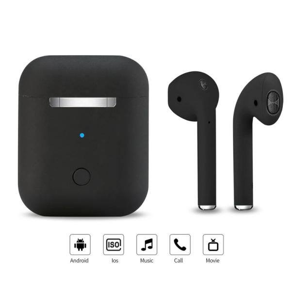 Bluetooth slušalice AirPhones i12 SBT-232 (S32) crne - 036252