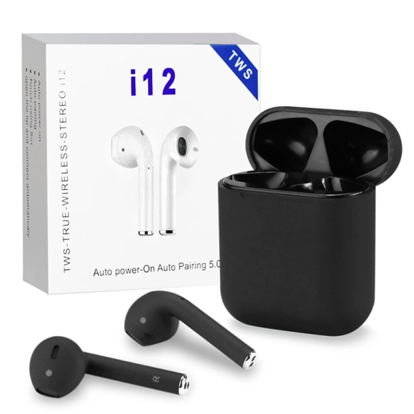 Bluetooth slušalice AirPhones i12 SBT-232 (S32) crne - 036252