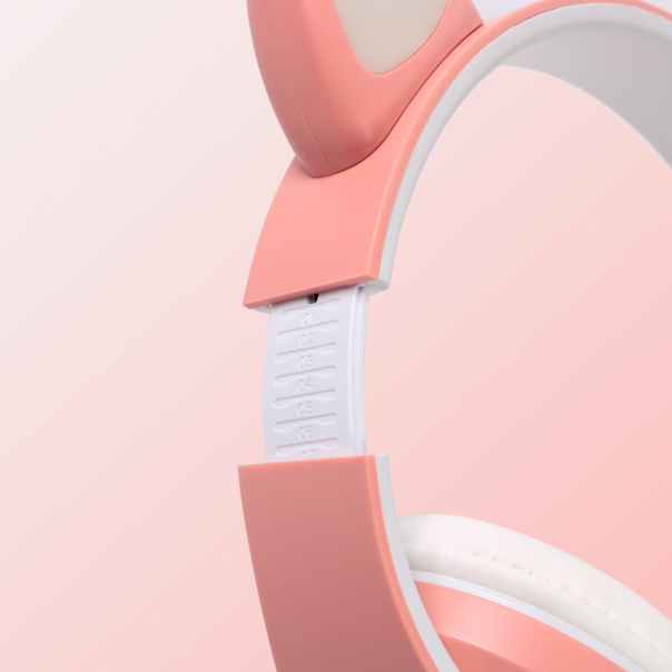 Bluetooth slusalice Cat Ear svetlo roze - 206527-1