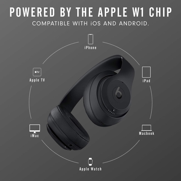 Bluetooth Slušalice Dr Beats Studio3 crne - 618339