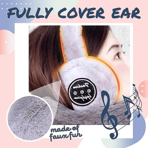 Bluetooth slušalice Earmuff sive - 606988