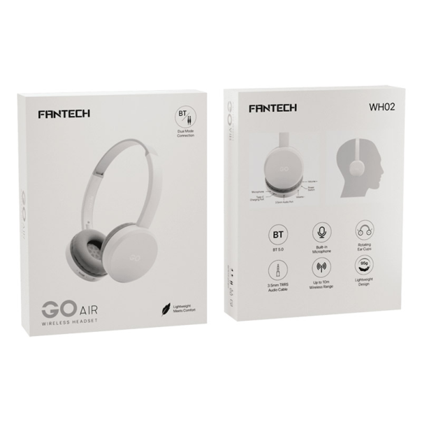 Bluetooth slušalice Fantech GO Air WH02 sive - G213375
