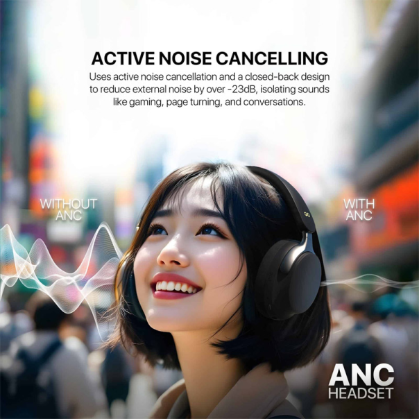 Bluetooth slušalice Fantech GO Flow WH07A crne - G621917