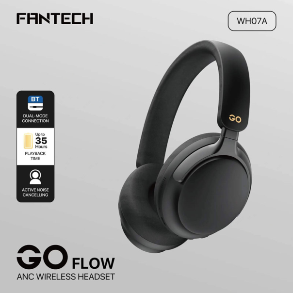 Bluetooth slušalice Fantech GO Flow WH07A crne - G621917