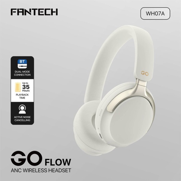 Bluetooth slušalice Fantech GO Flow WH07A sive - G220825