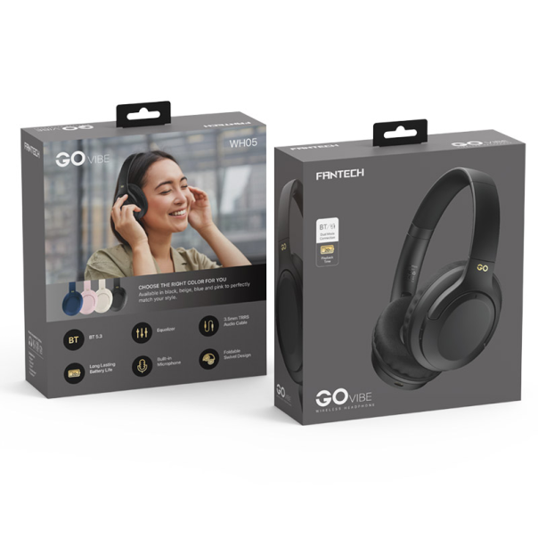 Bluetooth slušalice Fantech GO Vibe WH05 crne - G213450