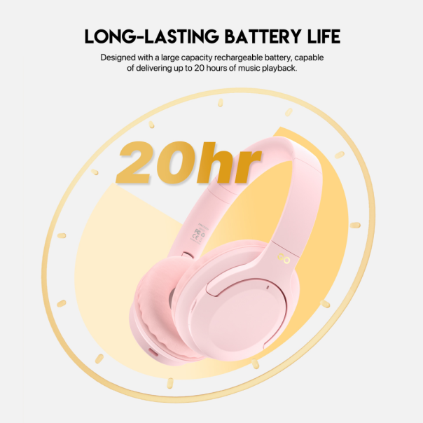 Bluetooth slusalice Fantech GO Vibe WH05 pink - 213453